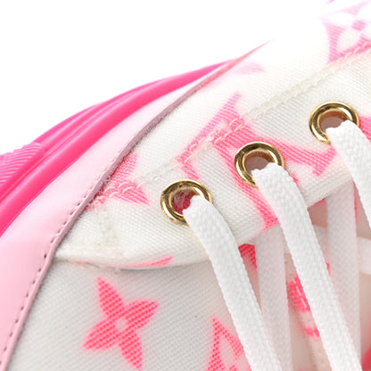 Louis Vuitton Technical Fabric Monogram Stellar Sneakers 38 Rose Pop 9 of 9