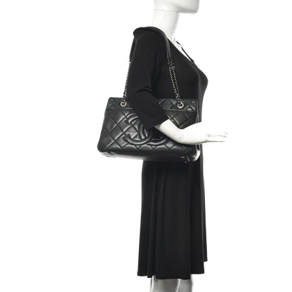 Chanel Caviar Quilted Timeless CC Soft Tote Black 2 of 14