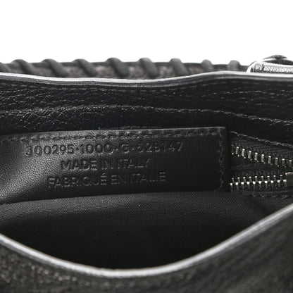 Balenciaga Chevre Silver Metallic Edge Hardware Mini City Black 7 of 8