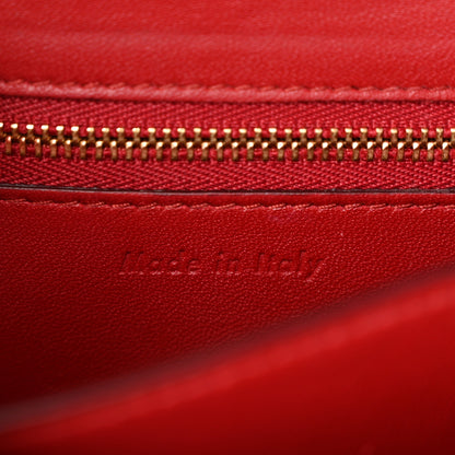 Celine Box Calfskin Small Classic Box Flap Bag Red 7 of 15