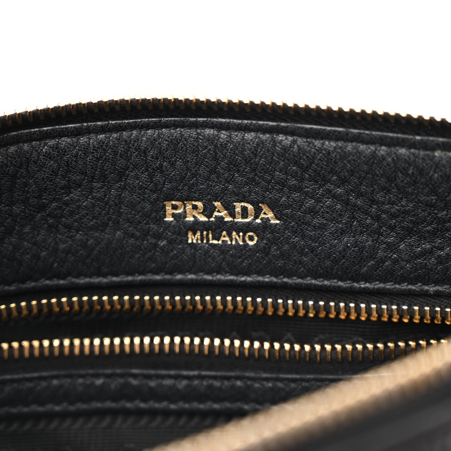 Prada Vitello Daino Small Tote Black 6 of 20