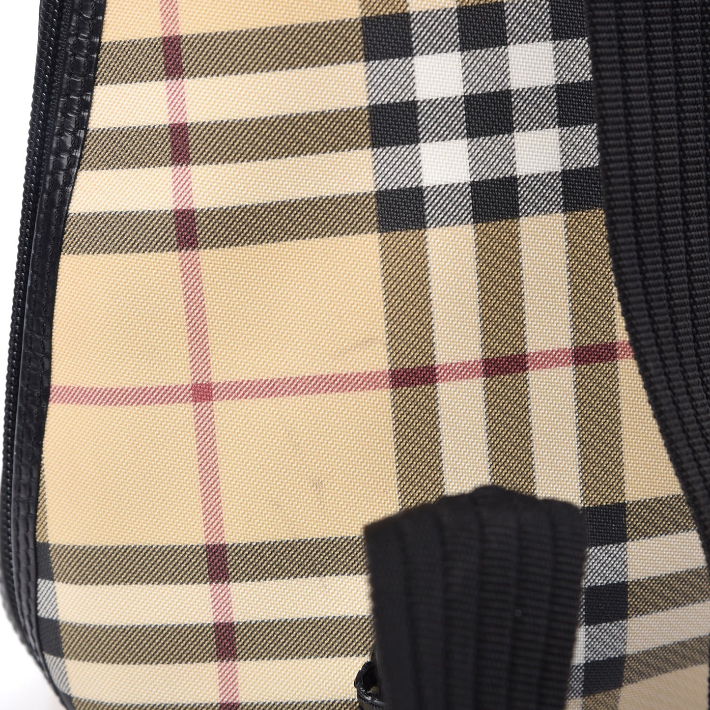 House Check Backpack Black