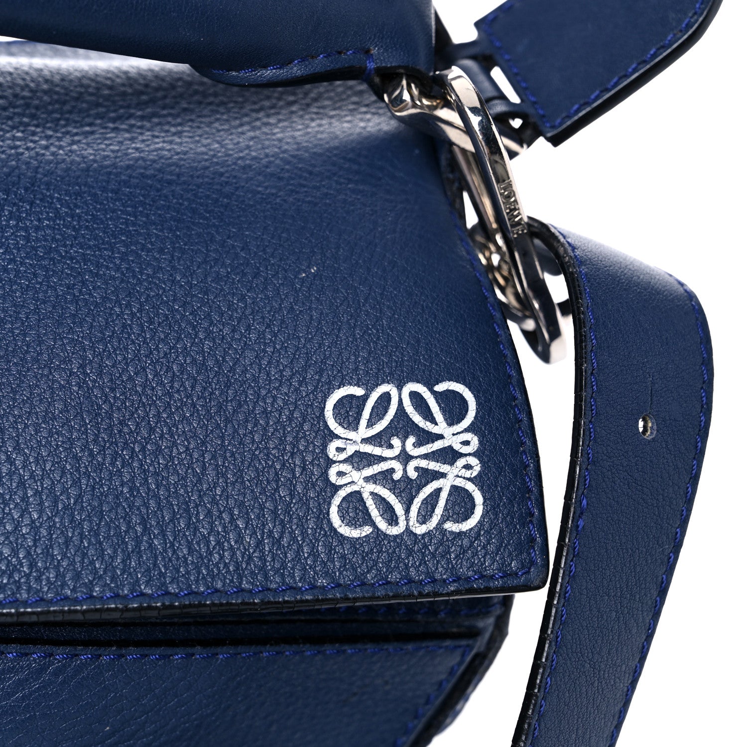 Loewe Calfskin Medium Puzzle Bag Marine 20 of 29