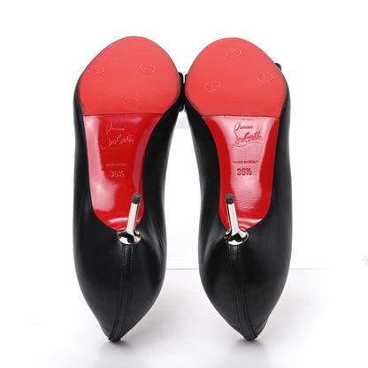 Christian Louboutin Calfskin VIP Couche Nodo 45 Pumps 36.5 Black Silver 8 of 12