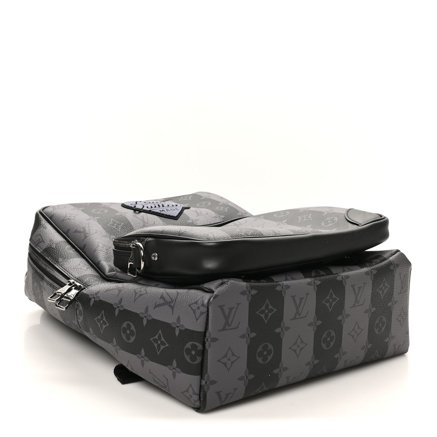 X NIGO Monogram Eclipse Stripes LV Heart Modular Utilitary Backpack