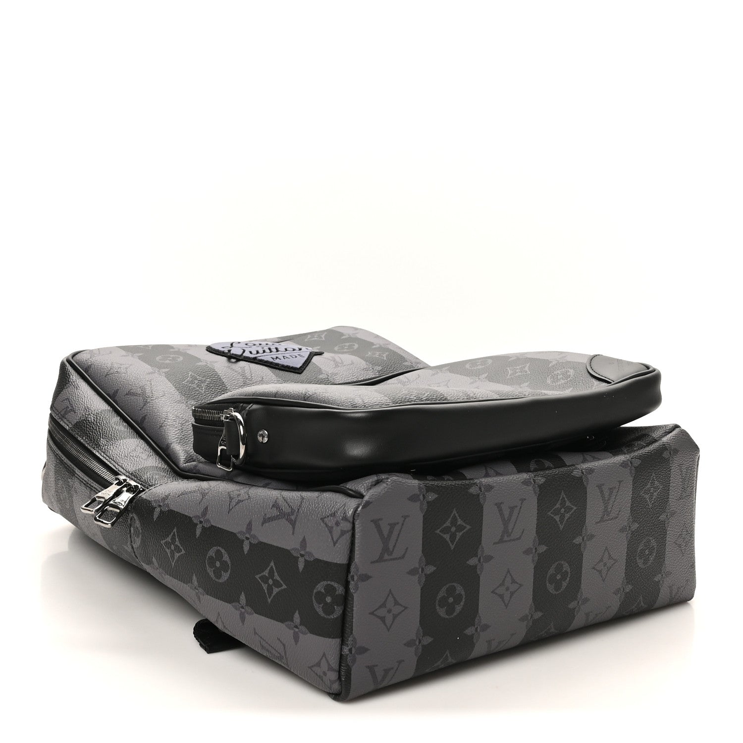 Louis Vuitton X NIGO Monogram Eclipse Stripes LV Heart Modular Utilitary Backpack 4 of 9