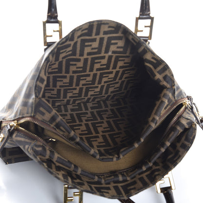 Fendi Zucca Shoulder Bag Tobacco 8 of 9