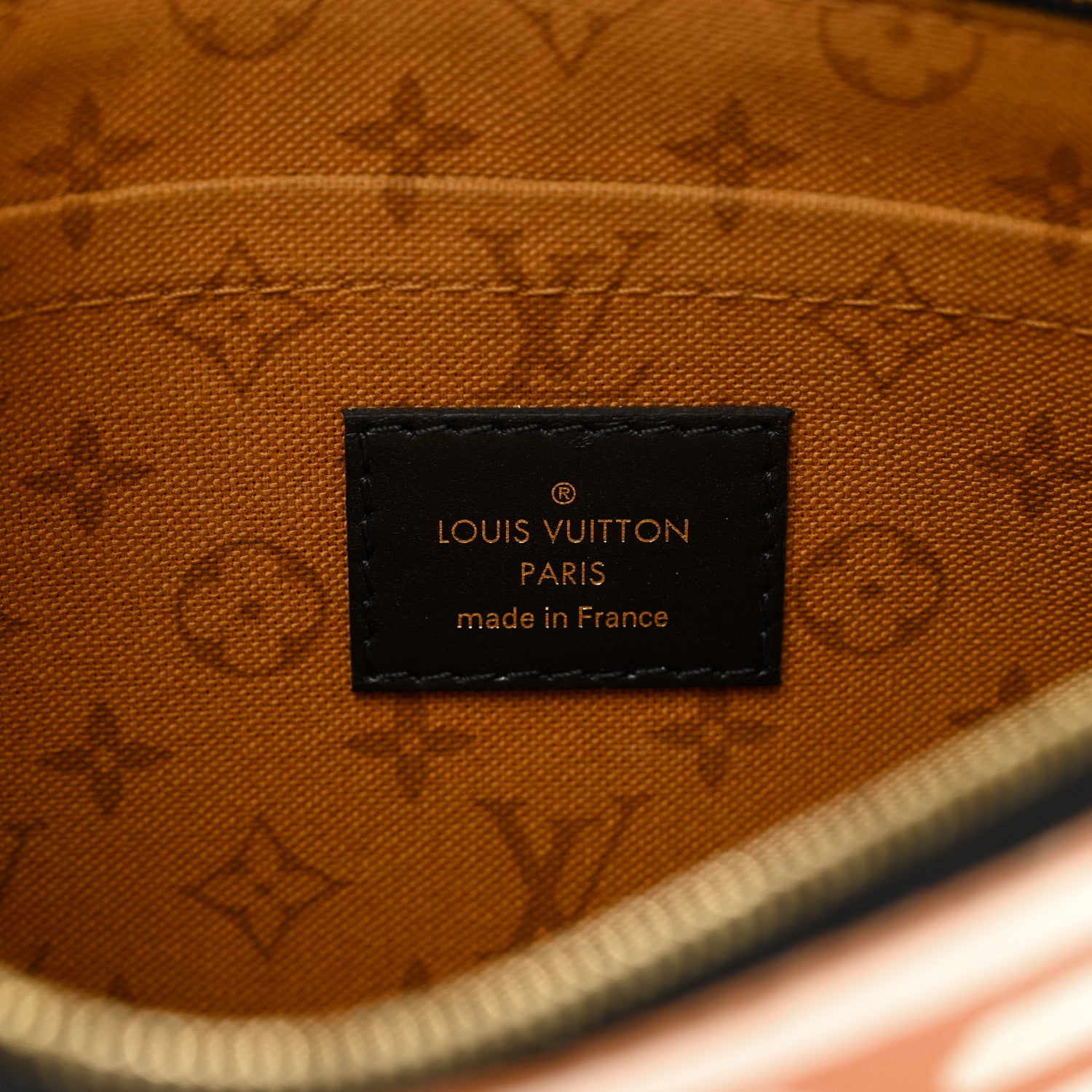 Louis Vuitton Monogram Giant Crafty Neverfull MM GM Pochette Creme Caramel 6 of 6