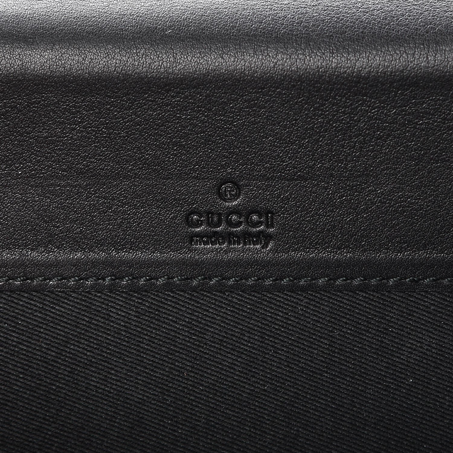 Gucci Microguccissima Travel Organizer Flap Wallet Black 7 of 8