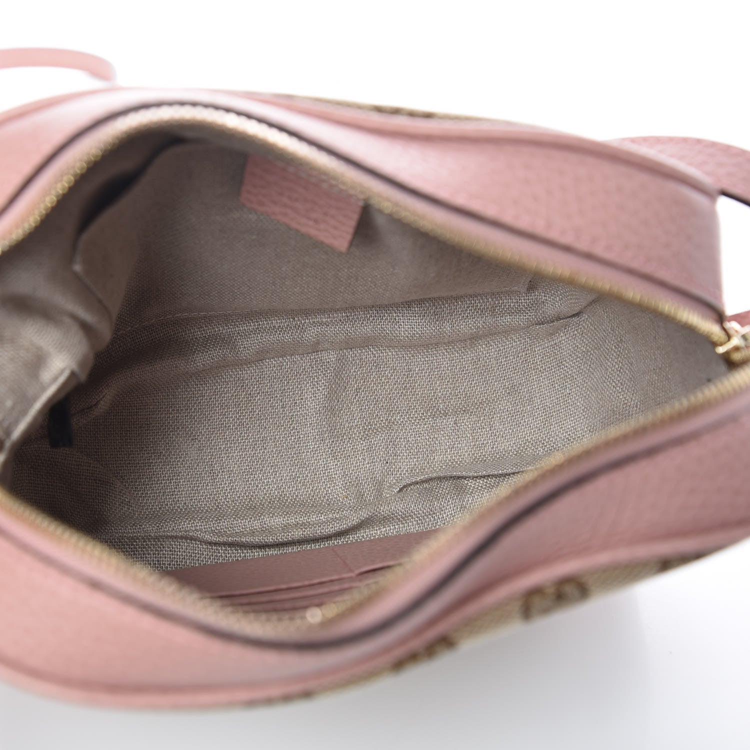 Gucci Monogram Mini Bree Messenger Bag Beige Soft Pink 5 of 7