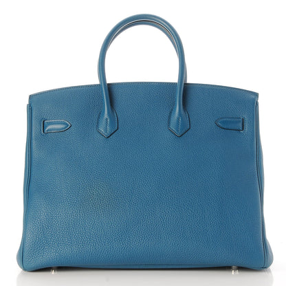 Hermes Togo Birkin 35 Bleu de Galice 4 of 33