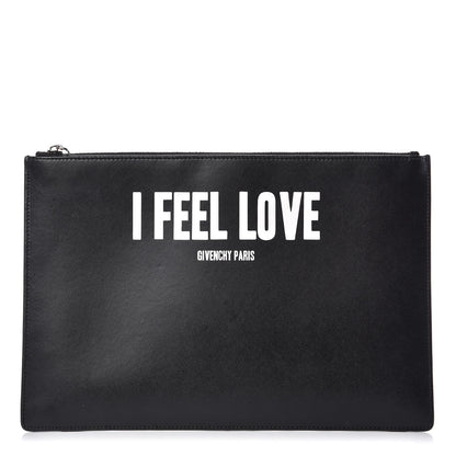 Givenchy Calfskin I Feel Love Medium Pouch Black 1 of 8