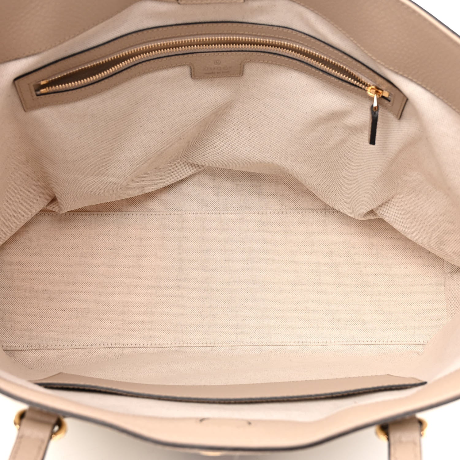 Gucci GG Supreme Monogram Textured Dollar Calfskin Web Medium Ophidia Shopping Tote Beige Mystic White Oatmeal 5 of 11