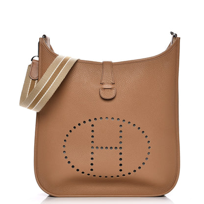 Hermes Togo Evelyne GM Tabac Camel 1 of 13