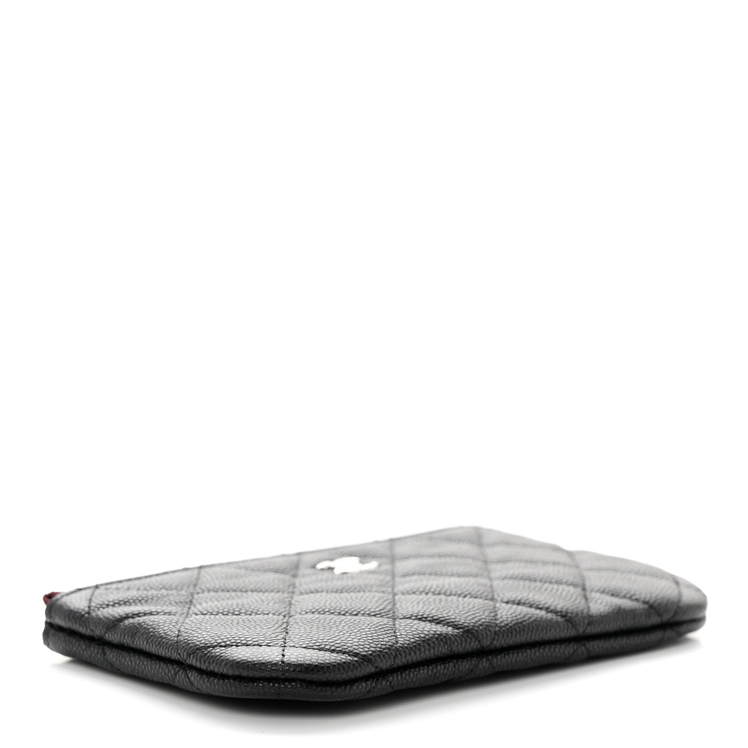 Chanel Caviar Quilted Small Cosmetic Case Black 4 of 8