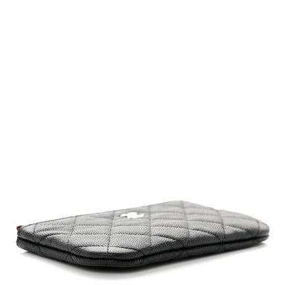 Chanel Caviar Quilted Small Cosmetic Case Black 4 of 8