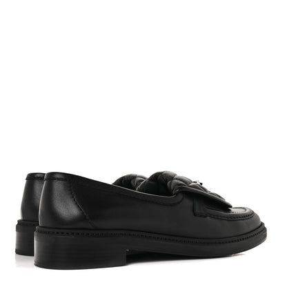 Chanel Lambskin Quilted CC Turnlock Loafers 40 Black 4 of 9