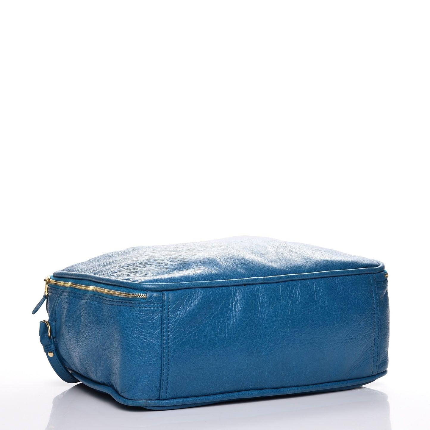 Agneau Medium Blanket Square Tote Bleu De Prusse