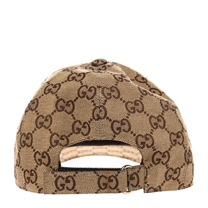 Gucci Monogram Textured Dollar Calfskin Zeno Baseball Hat Beige 4 of 10
