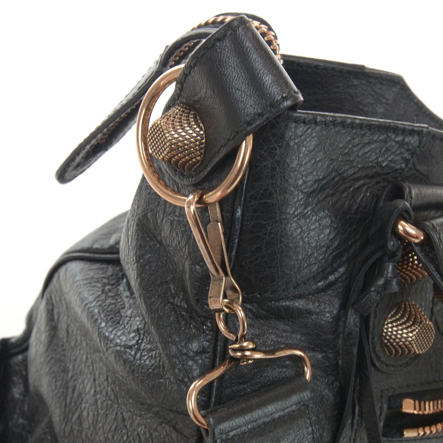 Agneau Giant 21 Rose Gold Hardware Velo Black