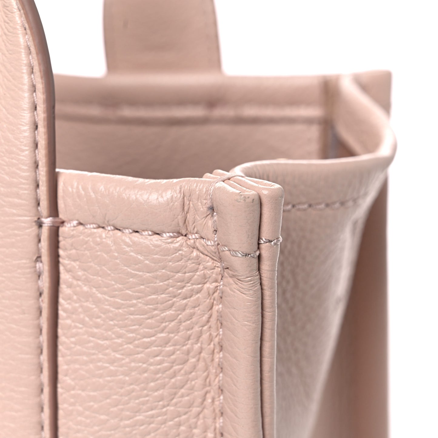 Grained Calfskin Small The Tote Bag Rose Dust