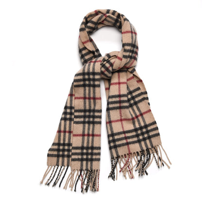 Burberry Cashmere House Check Scarf Camel 1 of 8