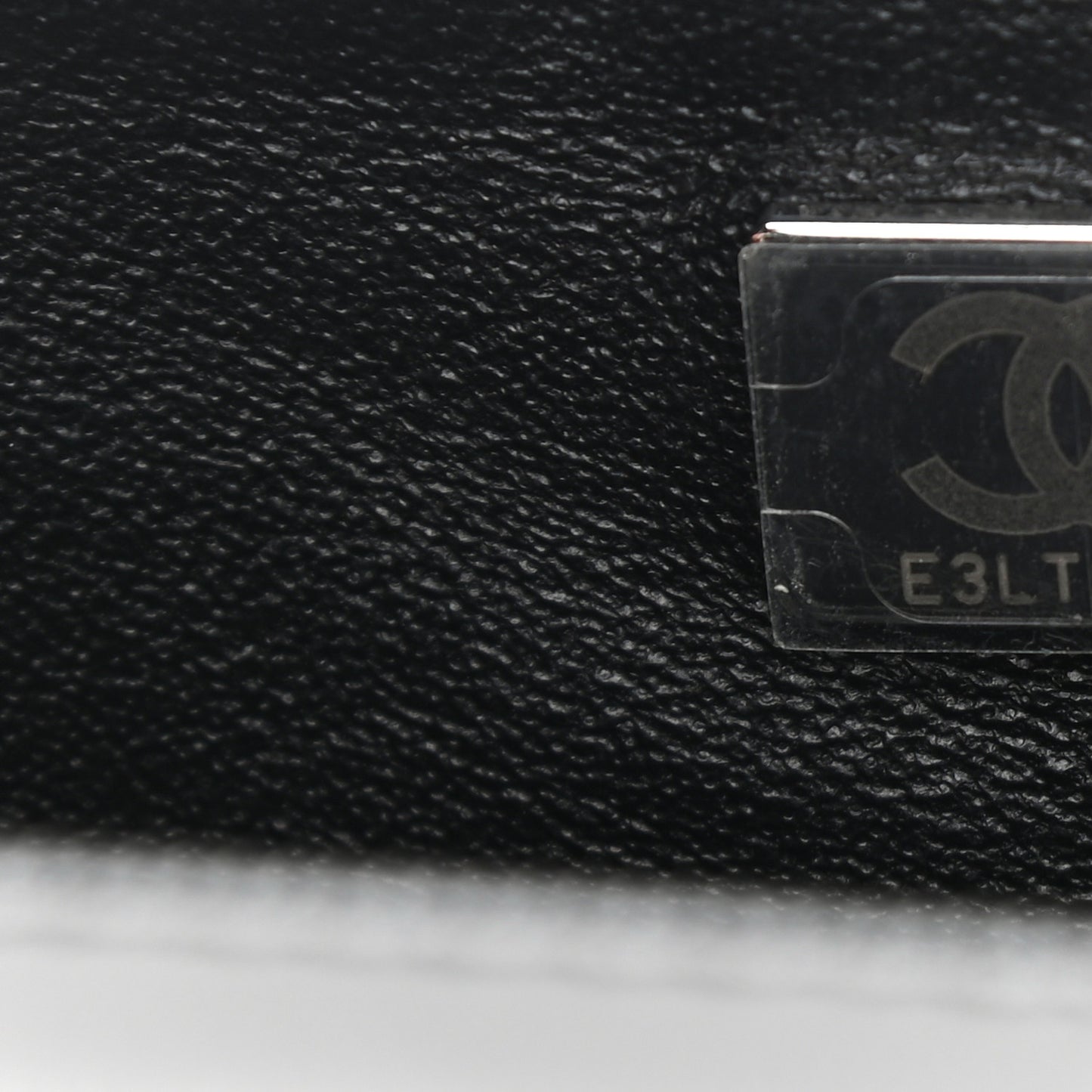 Lambskin Quilted Mini Rectangular Flap Black