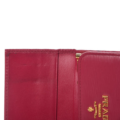Prada Vitello Move Metal 6 Key Holder Ibisco 7 of 8