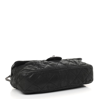 Chanel Iridescent Calfskin Large Chic Quilt Flap Black 4 of 9