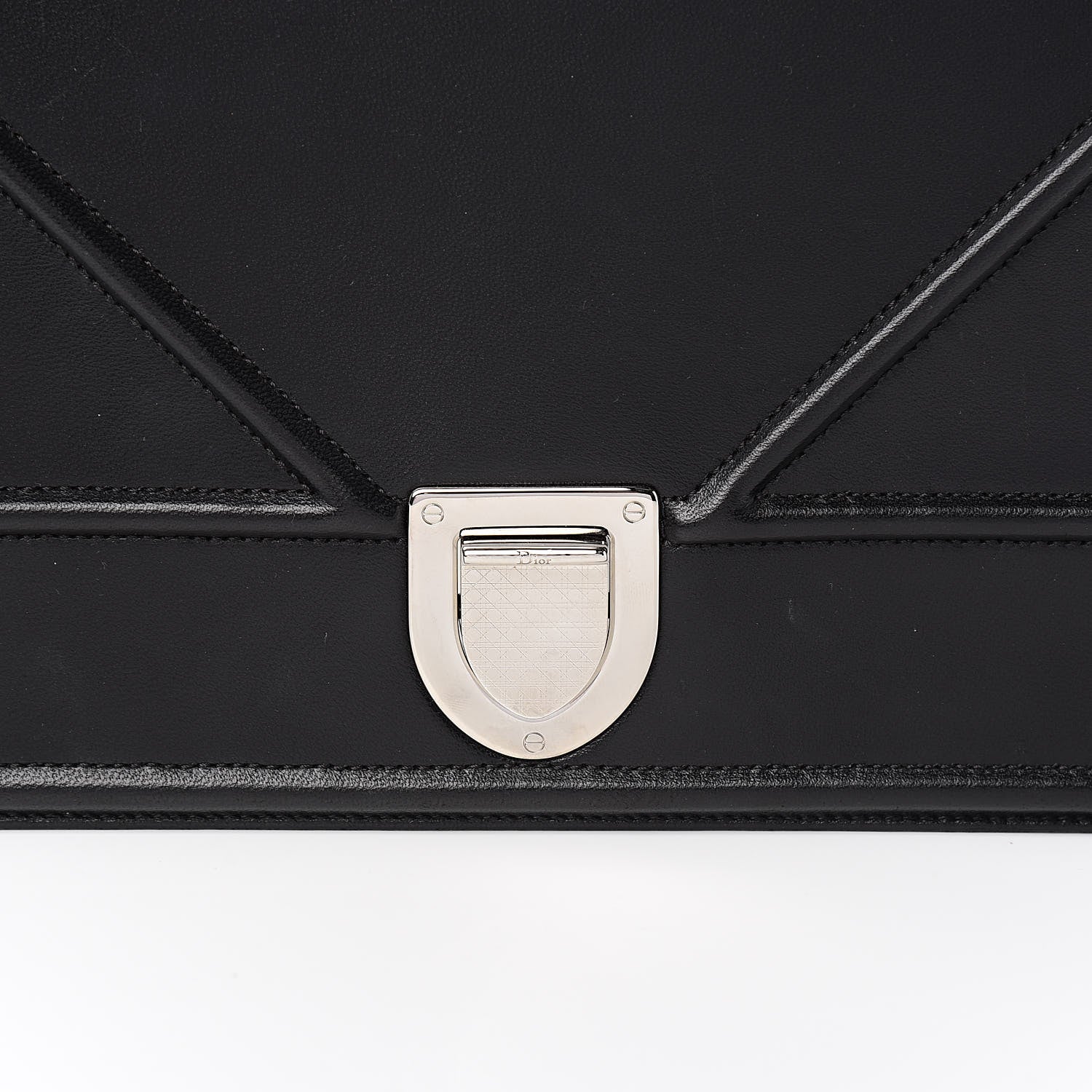 Christian Dior Lambskin Large Diorama Flap Bag Black 13 of 14