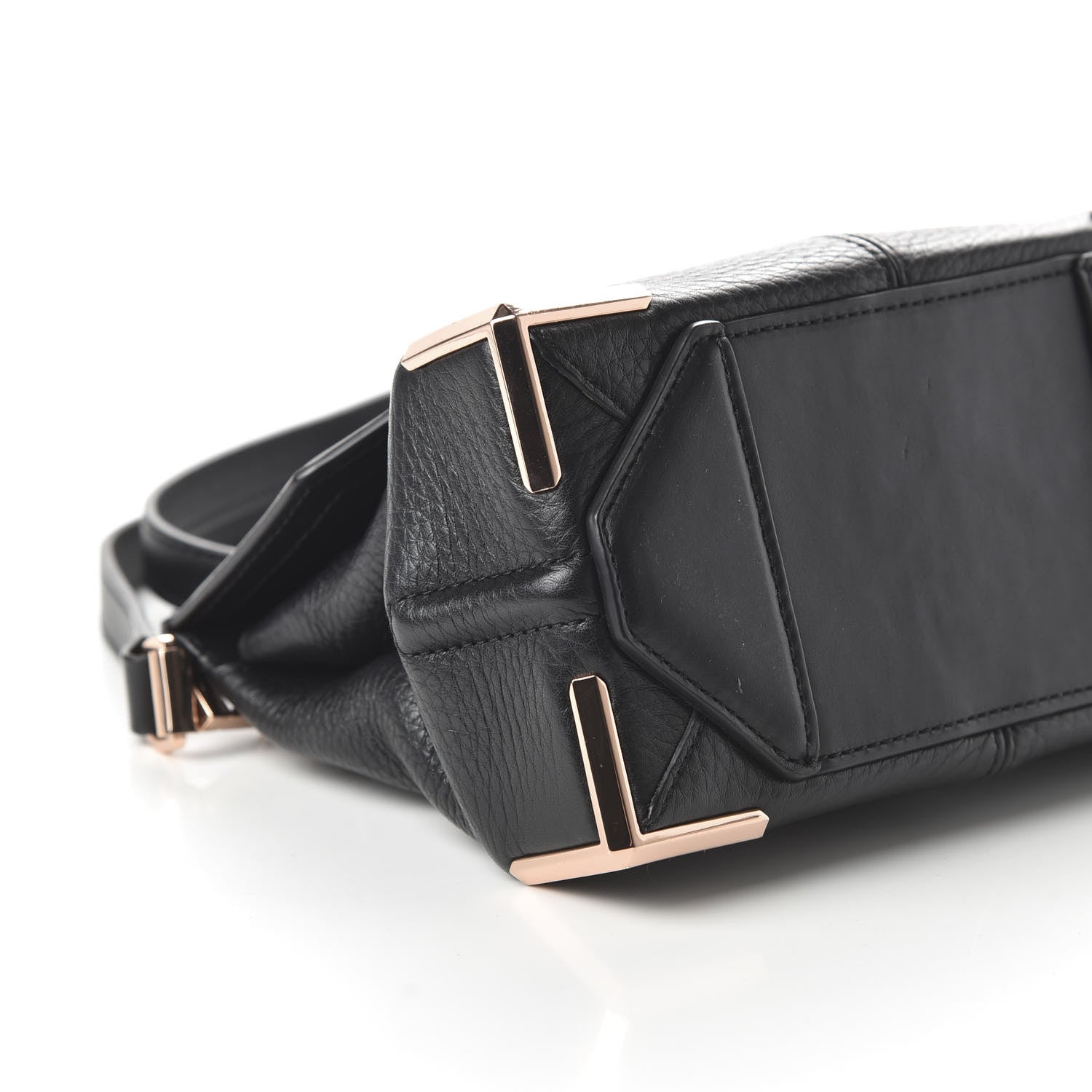 Alexander Wang Calfskin Marion Tote Soft Black Rose Hardware 6 of 9