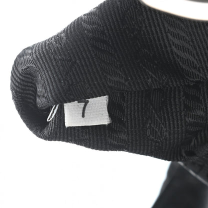 Prada Nylon Calfskin Buckle Shoulder Bag Black 7 of 14