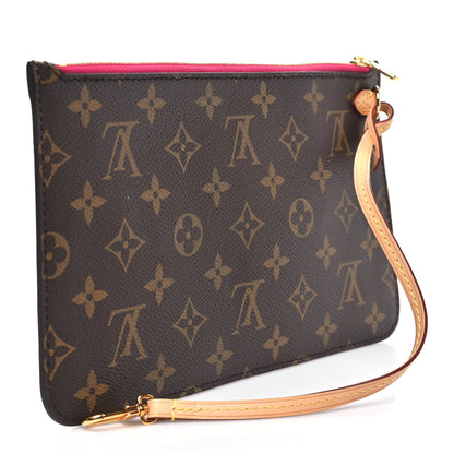 Louis Vuitton Monogram Neverfull MM GM Pochette Pivoine 3 of 7
