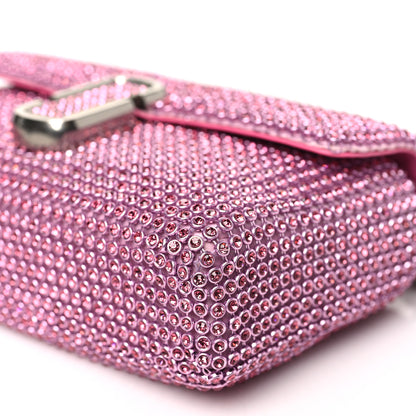 Marc Jacobs The Rhinestone J Marc Mini Shoulder Bag Petal Pink 10 of 10