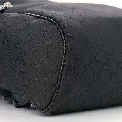 Gucci Nylon Monogram Slim Backpack Black 8 of 9