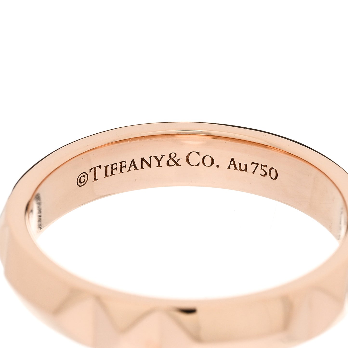 18K Rose Gold 4mm True Band Ring 58 8.5