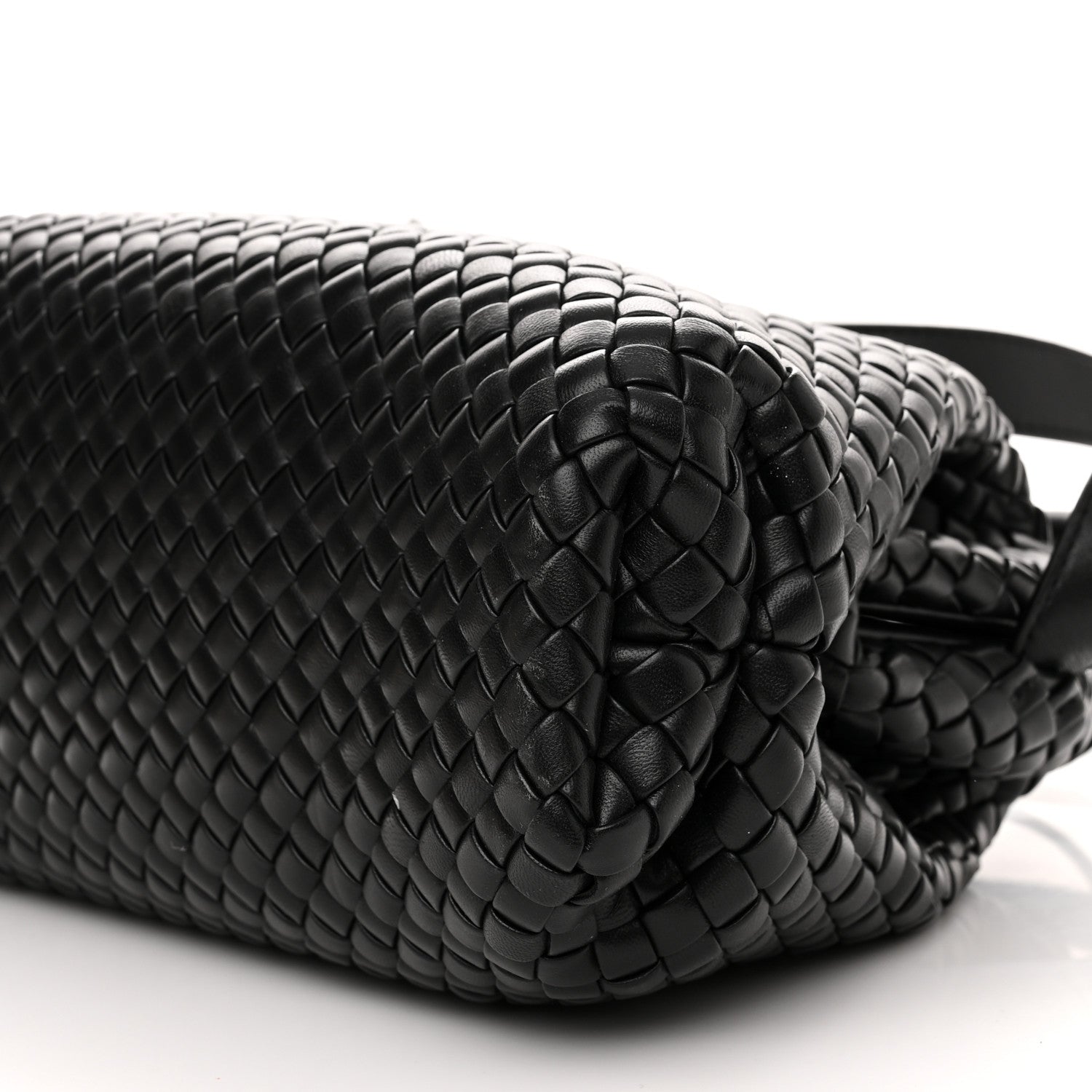 Bottega Veneta Nappa Intrecciato Medium Padded The Handle Tote Black 10 of 11