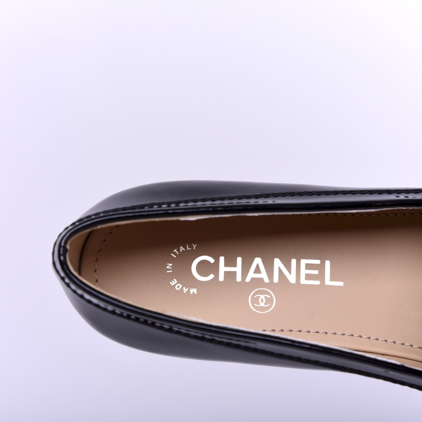 Patent CC Mocassin Loafers 39 Black