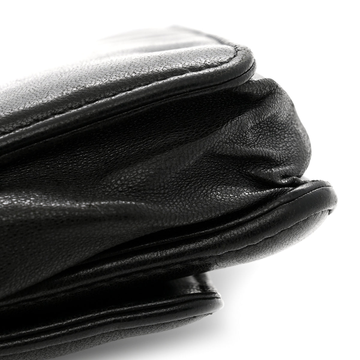 Chanel Lambskin Timeless CC Wallet On Chain WOC Black 13 of 14