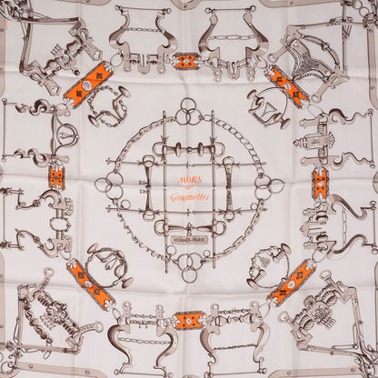 Hermes Silk Mors et Gourmettes Scarf 90 1 of 6