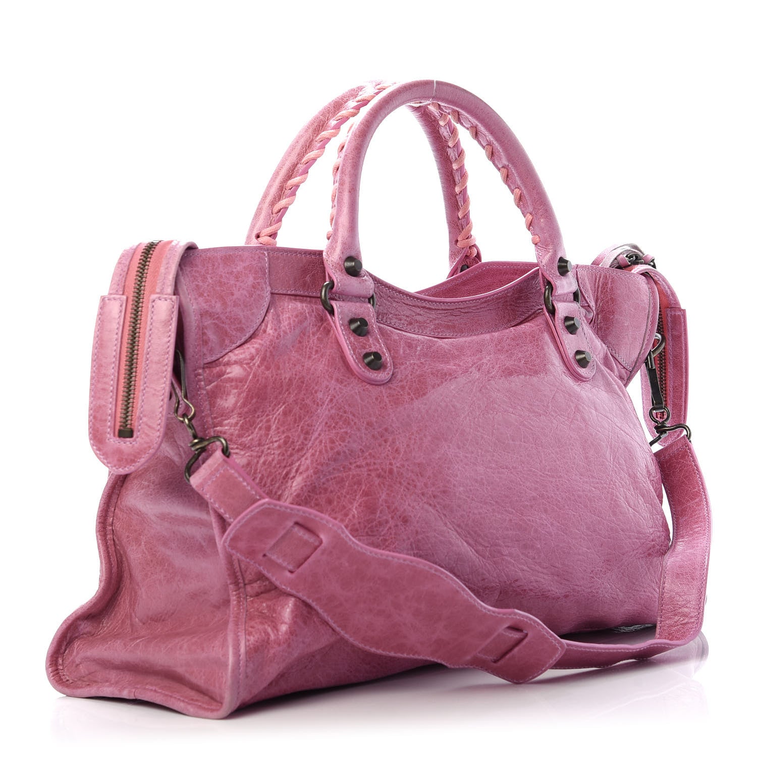 Balenciaga Agneau Classic Hardware City Bubblegum 4 of 11