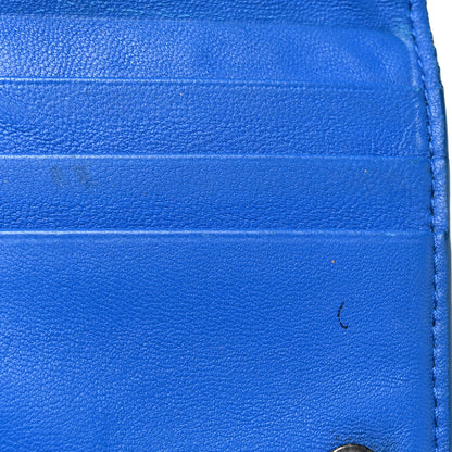 Bottega Veneta Nappa Intrecciato Card Holder Blue 7 of 9