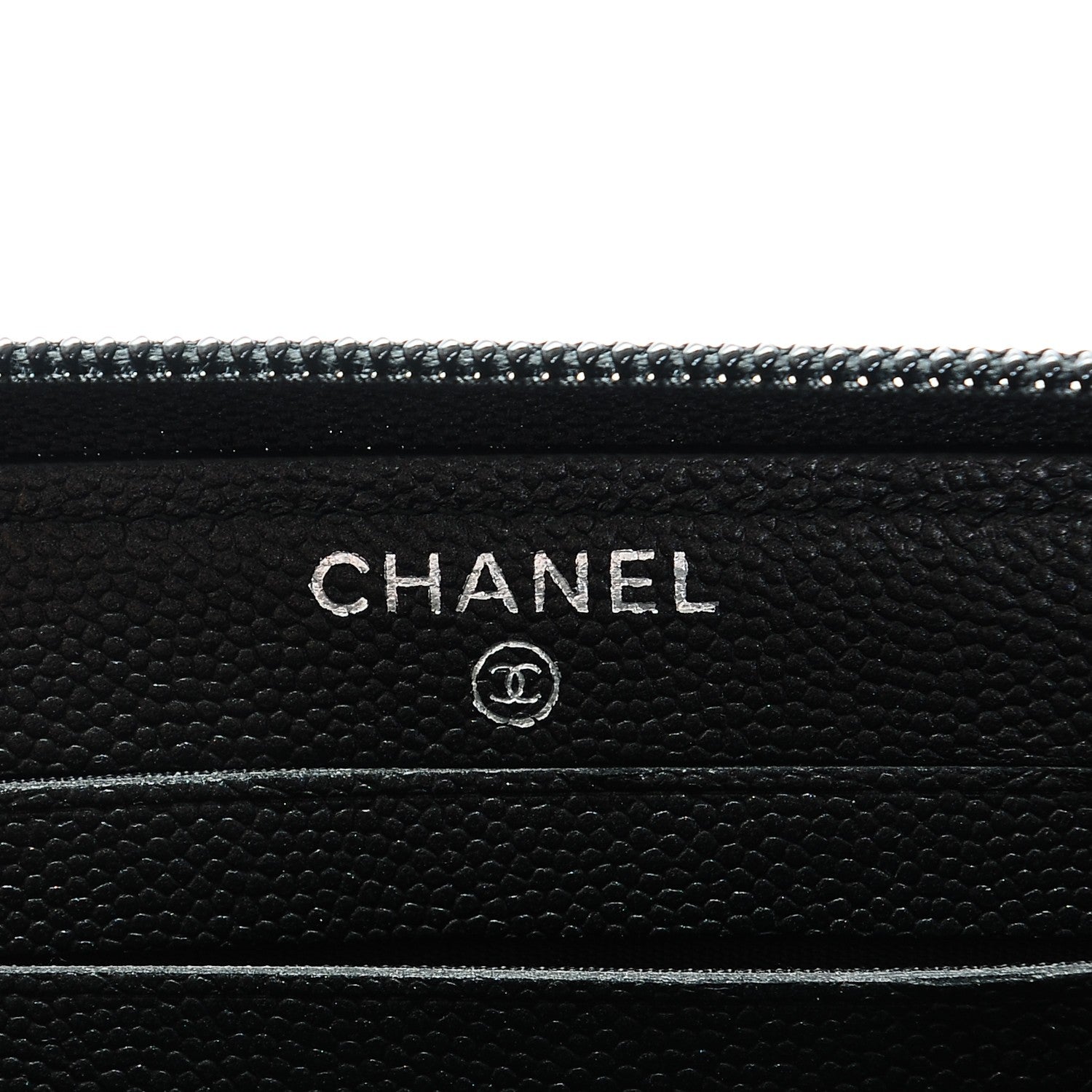 Chanel Caviar Quilted Boy Small Zip Around Wallet So Black 6 of 8