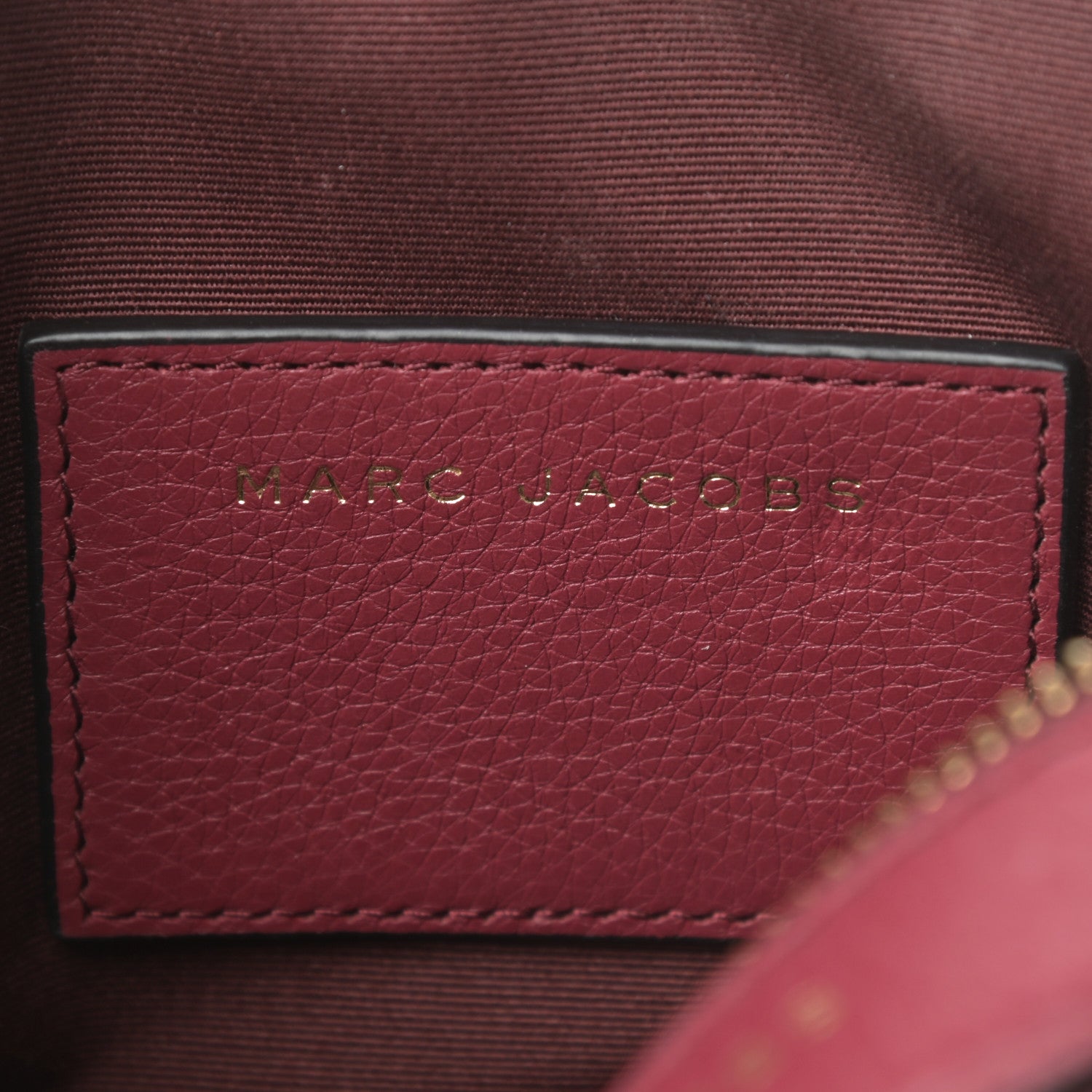 Marc Jacobs Calfskin Shutter Camera Crossbody Bag Deep Maroon 7 of 17