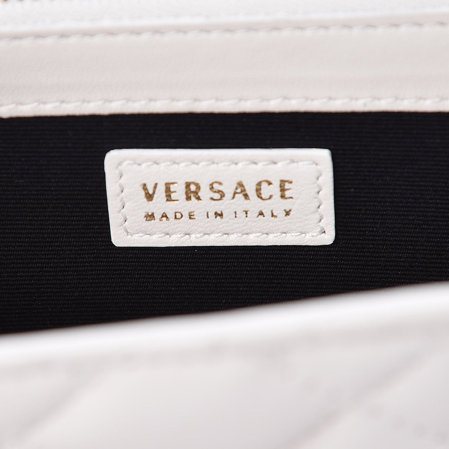 Calfskin Icon Quilted Wallet On Chain Crossbody White