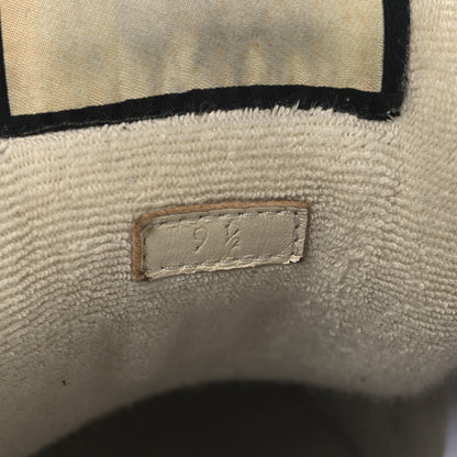 Gucci GG Monogram Nubuck Web Mens Screener Sneakers 9.5 New Sand Dusty Milk Vintage Green 8 of 12