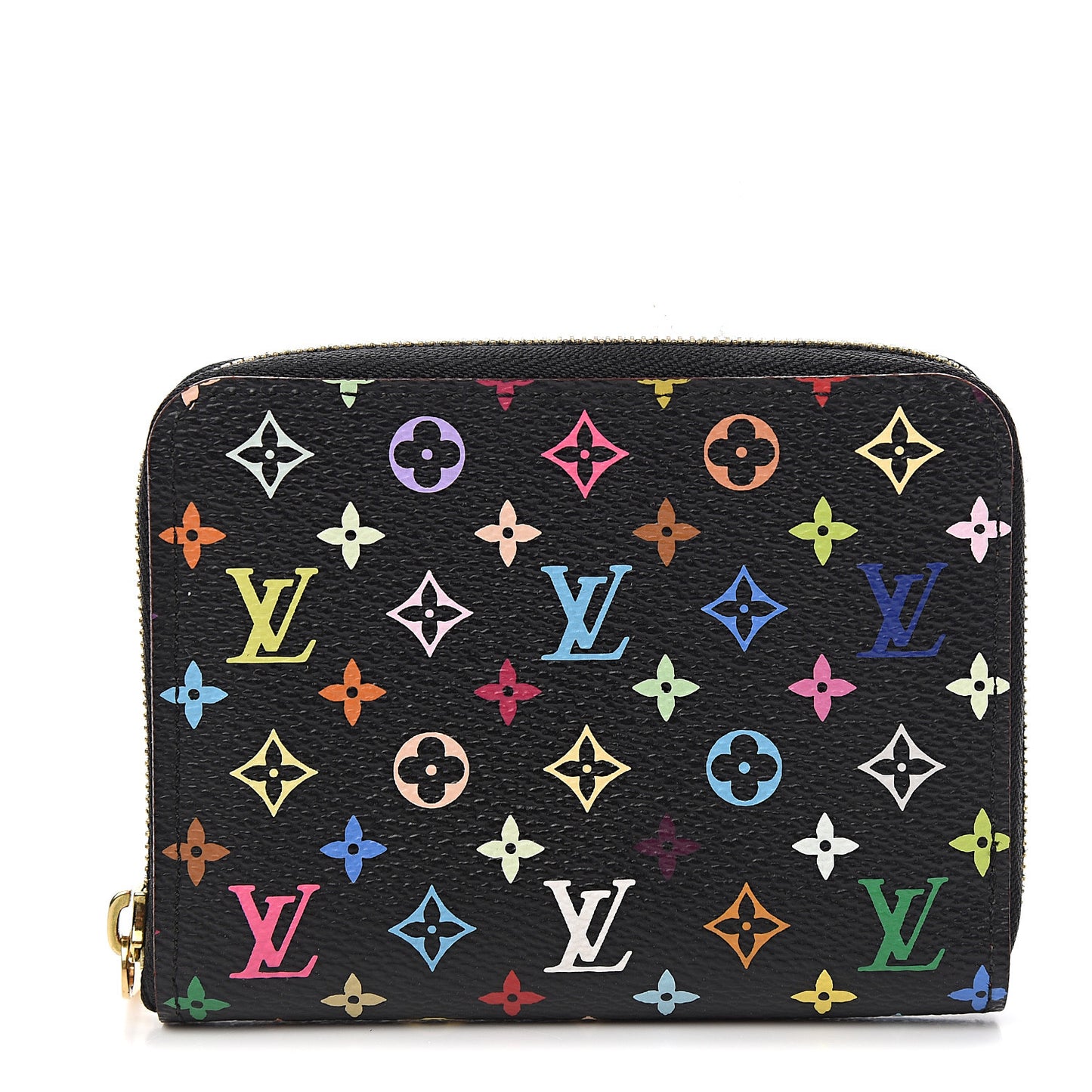Monogram Multicolor Zippy Coin Purse Black Grenade