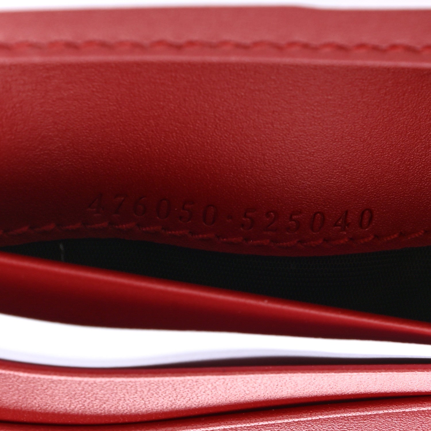 Gucci GG Supreme Monogram Cherry Embellished Card Case Wallet Hibiscus Red 7 of 8