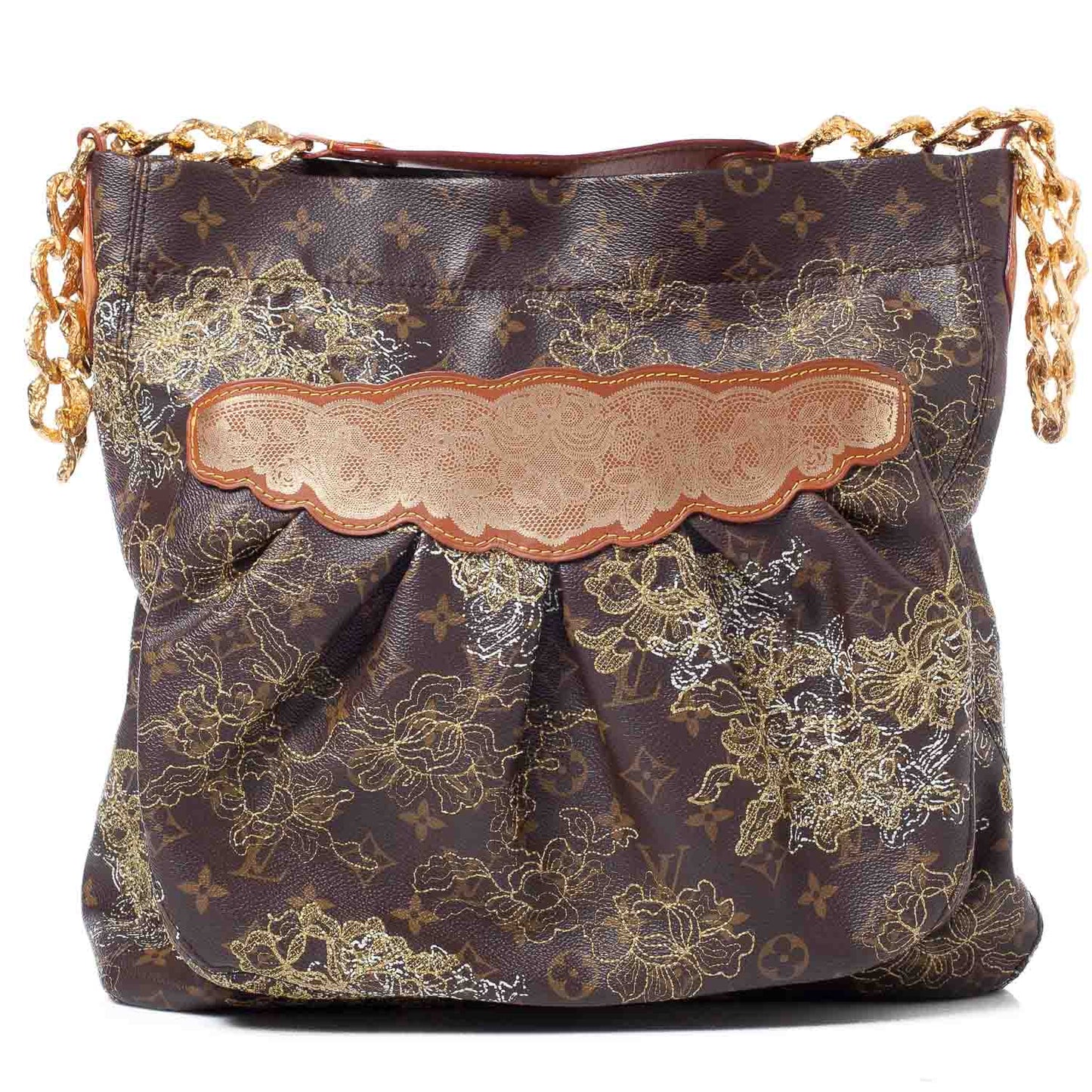 Monogram Dentelle Fersen Gold
