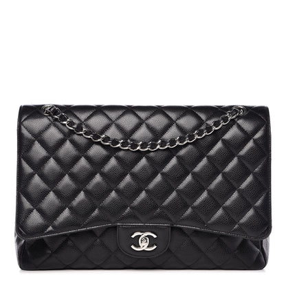 Chanel Caviar Quilted Maxi Single Flap Black 1 of 16
